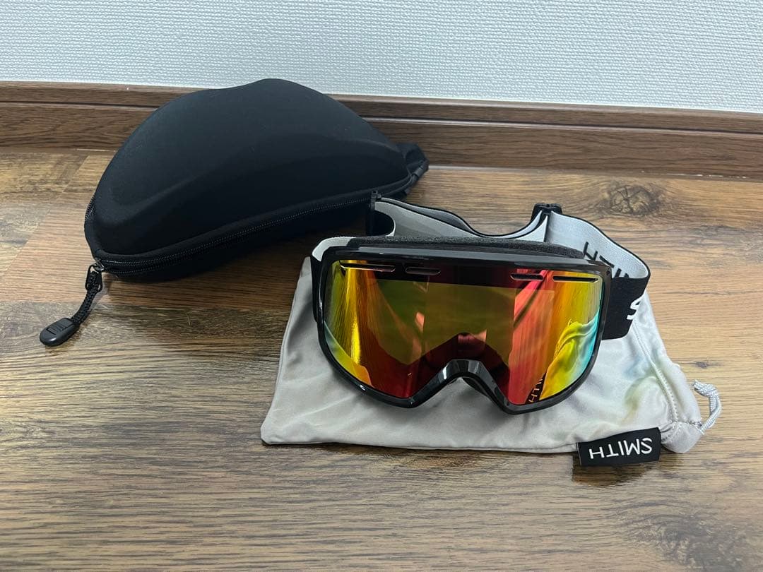 SMITH ゴーグル ミラーレンズ ケース付き