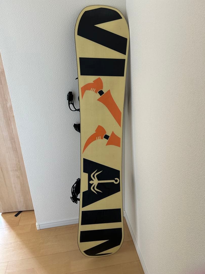 VILLAIN スノーボード ビンディング付き