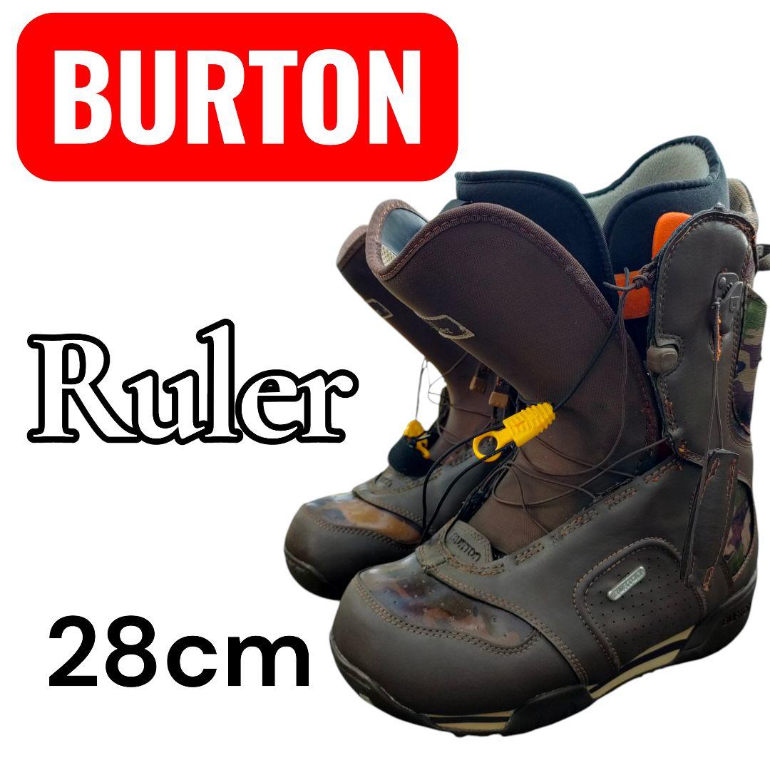 Burton Ruler バートン 28cm スノーボードブーツ ブラウン迷彩
