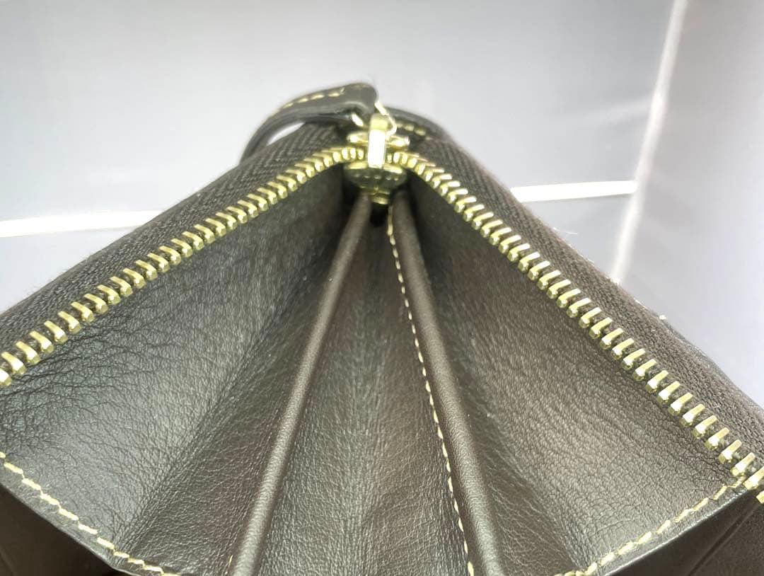 GUCCI グッチ　長財布　シェリーライン　リボン　　GG柄　ラウンドファスナー