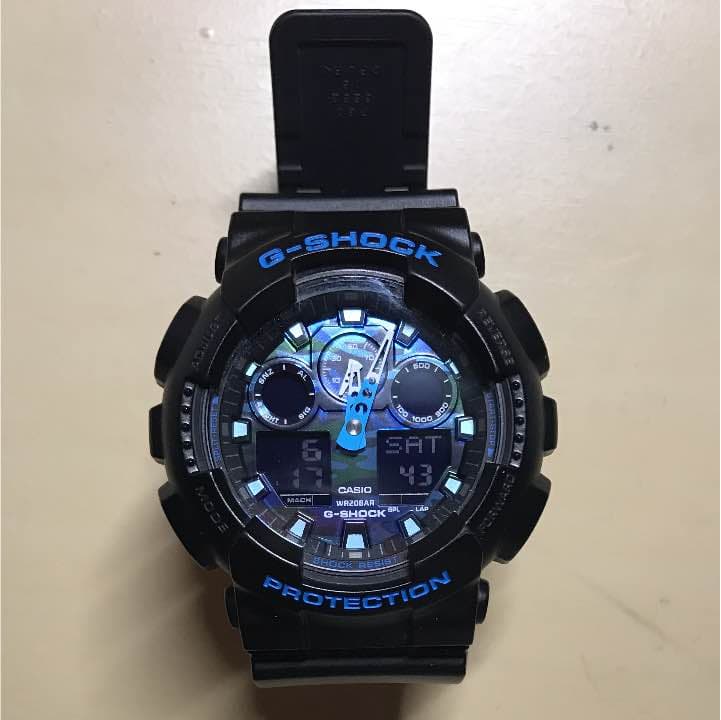G-SHOCK  青色 黒色