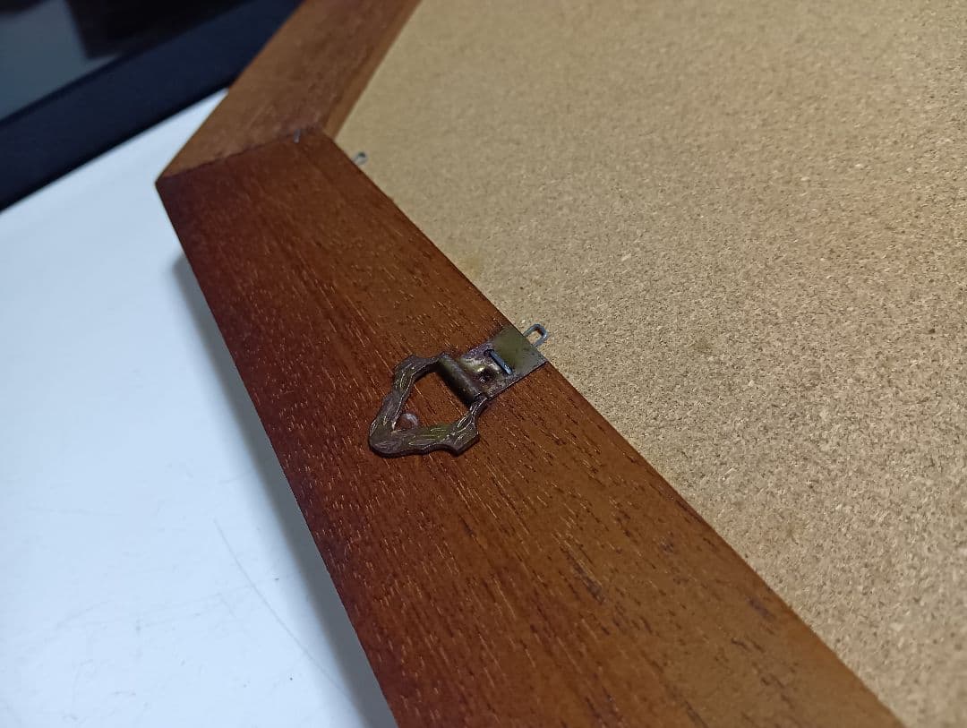 ぴかる　様売約済　イタリア製　無垢木材製　オクタゴン　ウォール　ミラー　壁掛け鏡