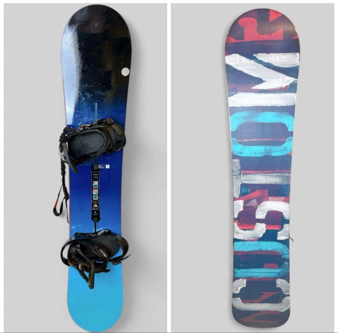 【美品】BURTON CUSTOM 154cm バートン スノーボード3点セット
