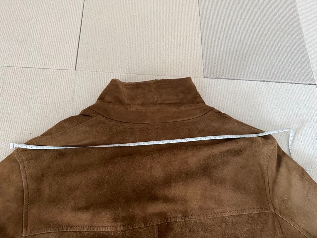 OLD ENGLAND メンズ スエードハーフコート