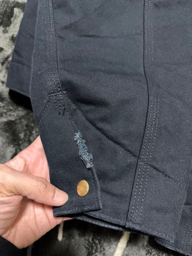 USA製 カーハート デトロイトジャケット ブラック J01 BLK