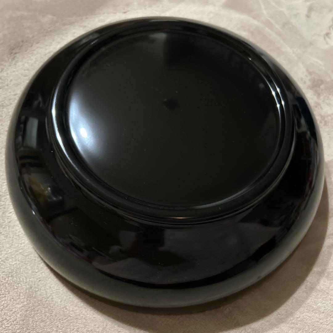 未使用 漆器 KOSEI JAPAN そばこね鉢 直径39cm 内側朱・外側黒