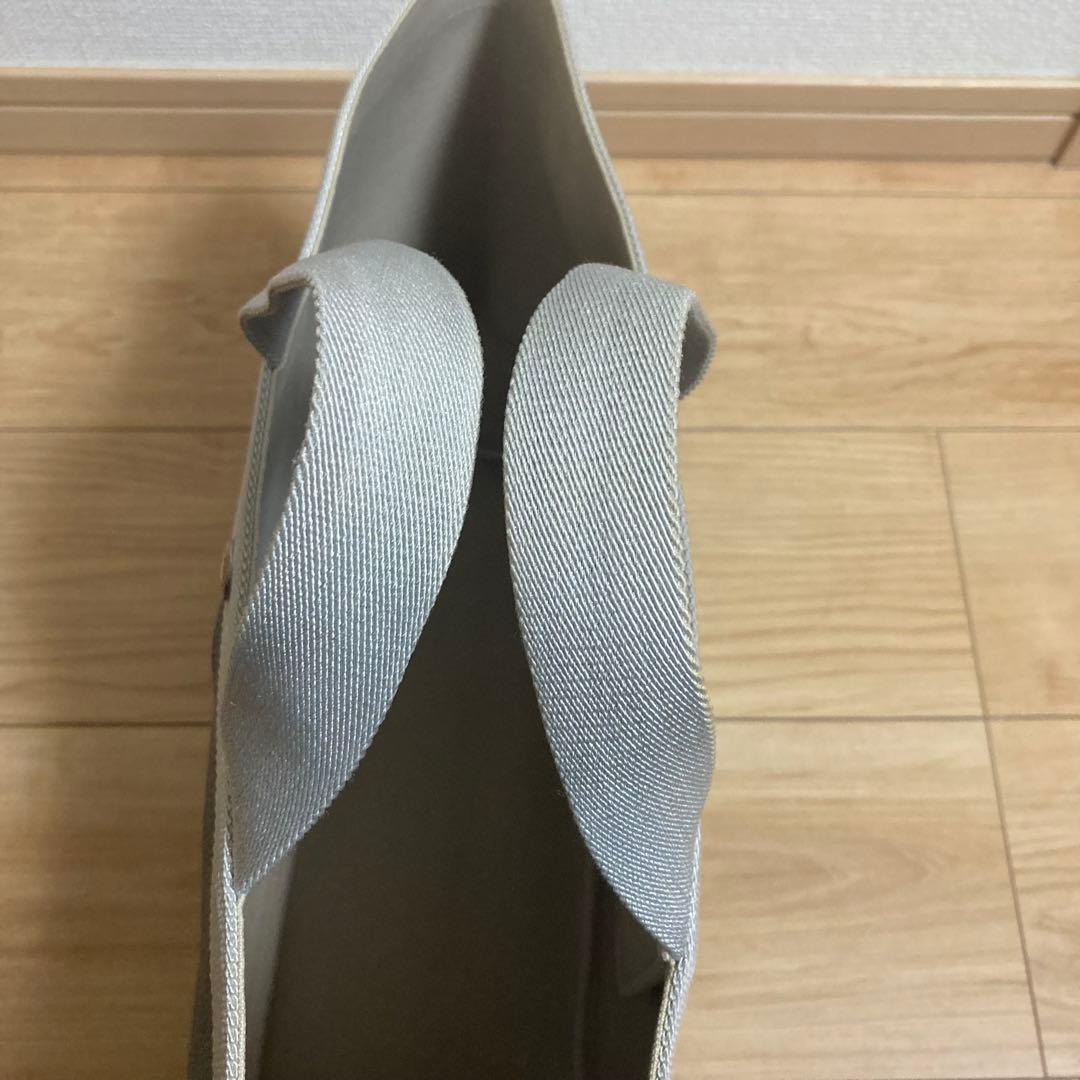 エルベシャプリエ◉705GP◉スクエアトートL◉グラニ×シルバー