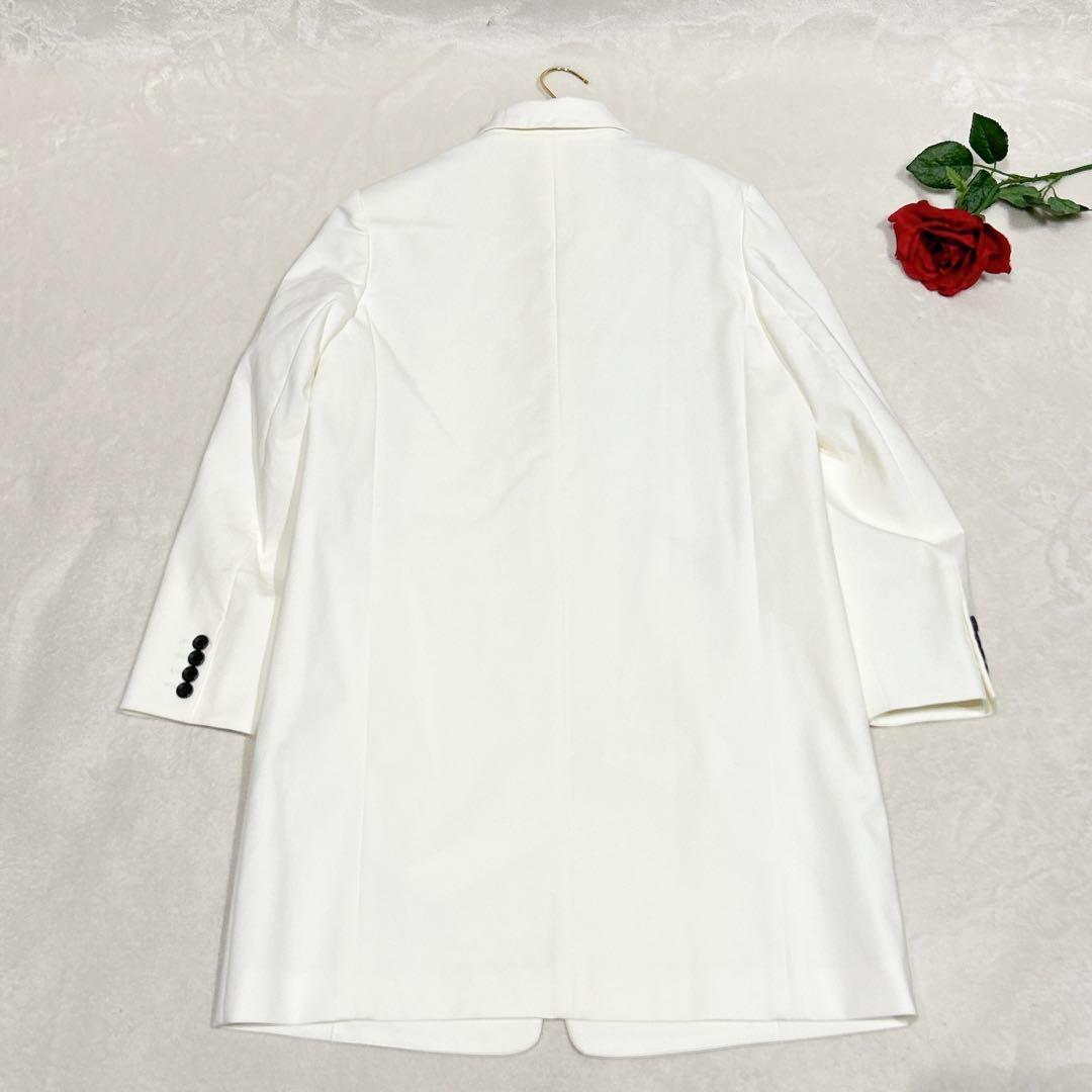 未使用✨　アドーア　ADORE チェスターコート　38 アイボリー　ホワイト