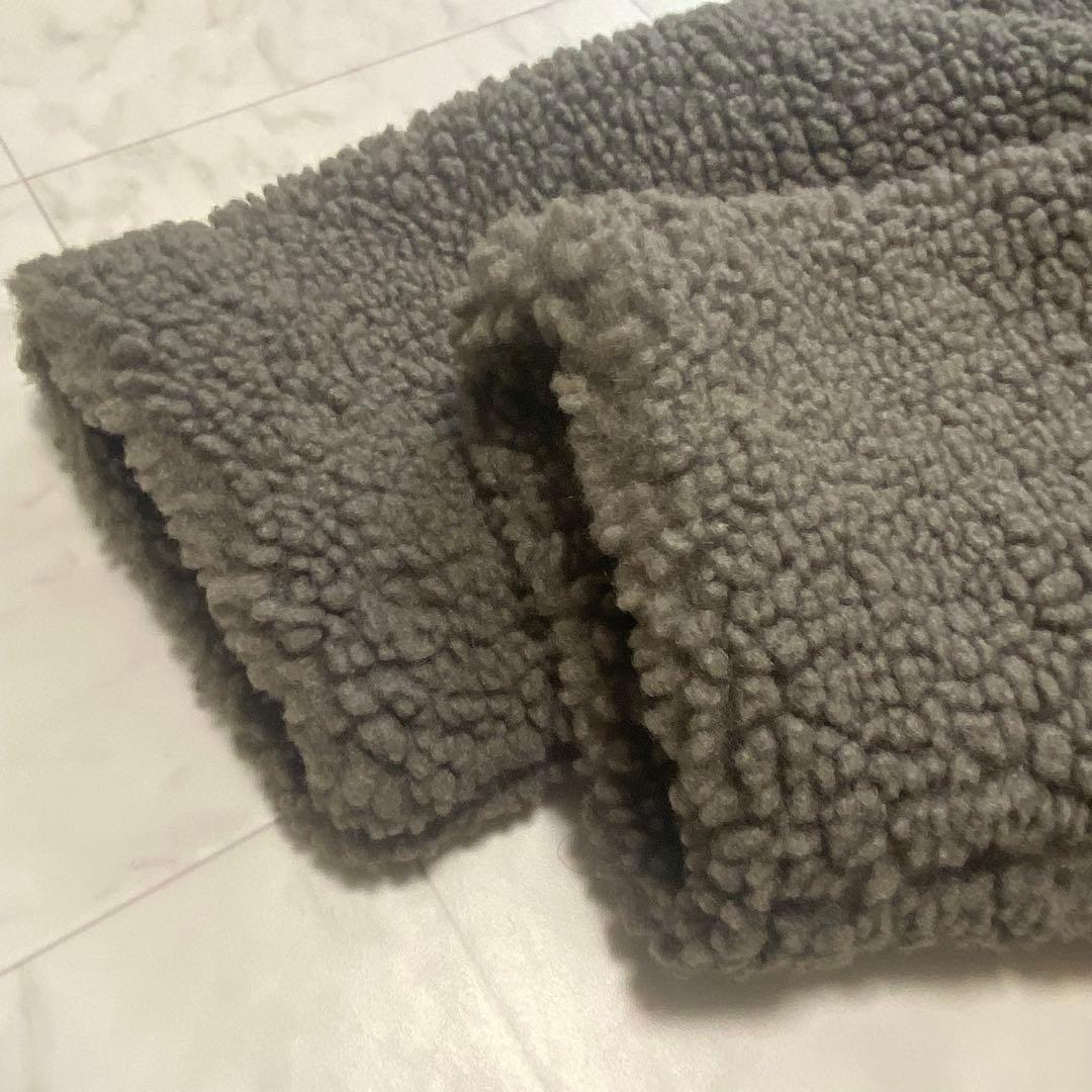 美品✨ZARA ロング　ボアコート　テディベアコート　グレー