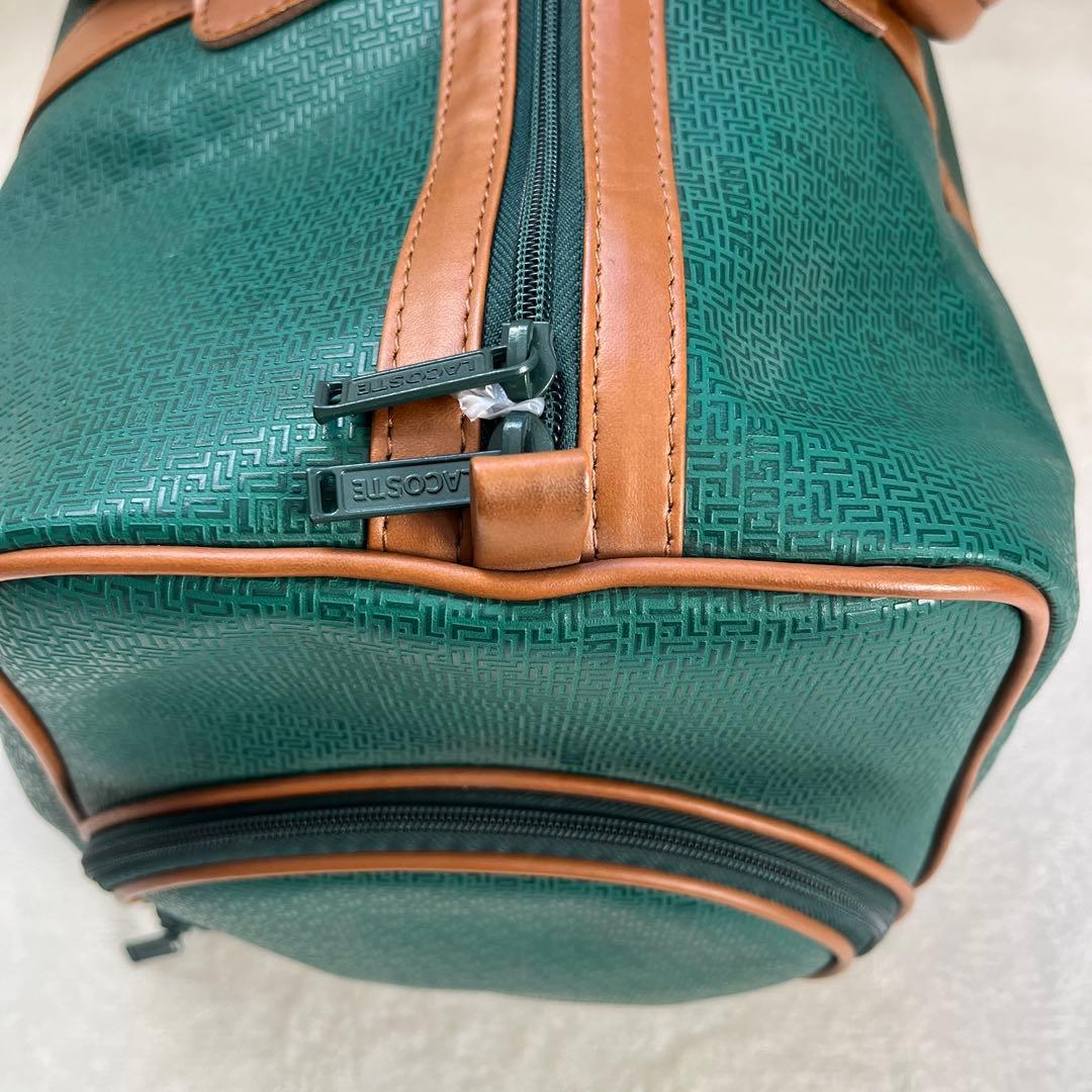 ラコステ　ボストンバック　ゴルフバッグ　旅行　総柄　大容量