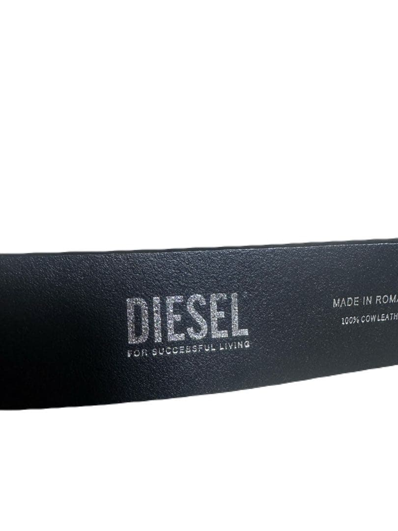DIESEL 本革 ベルト ブラック