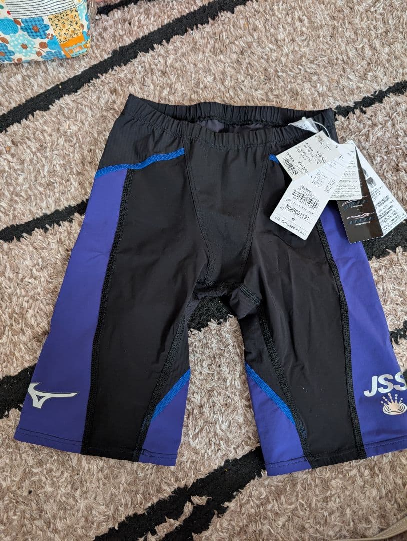 JSS Mizuno 競泳用水着 N2MBC01191 S 黒/紫