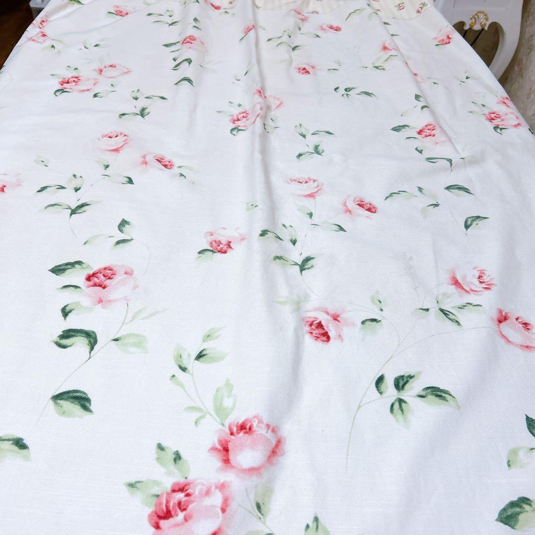 LAURA ASHLEY カーテン100×200 ２枚 ローラアシュレイ/イマン