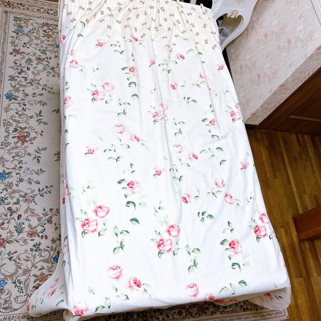 LAURA ASHLEY カーテン100×200 ２枚 ローラアシュレイ/イマン