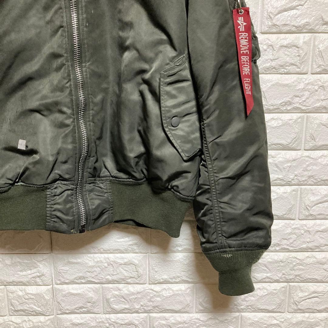 【アルファインダストリーズ】（L）MA1フライトジャケット ミリタリー アメカジ