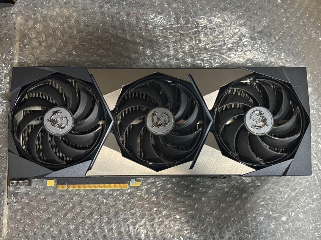 MSI GeForce RTX 3070ti SUPRIM 動作確認済み