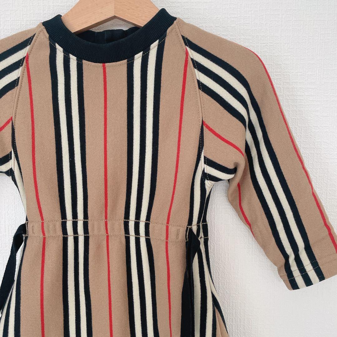 メ*べ様 Burberry ストライプ　ワンピース　ベビー　キッズ　バーバリー