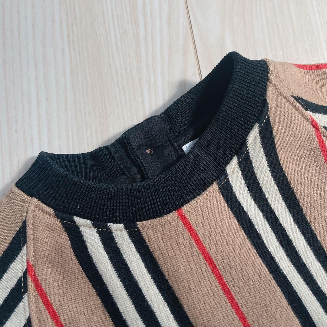 メ*べ様 Burberry ストライプ　ワンピース　ベビー　キッズ　バーバリー