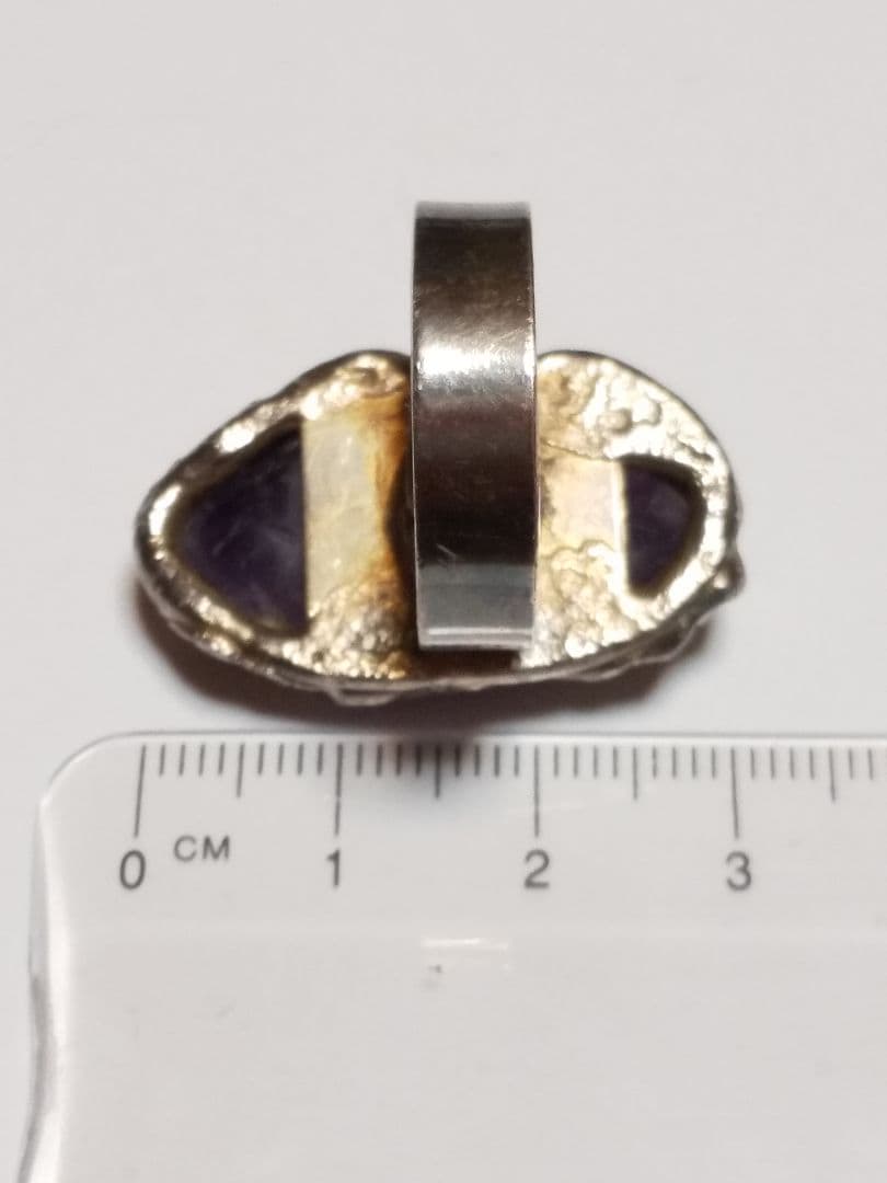 指輪　リング　作家物　海外アーティスト　刻印あり　ユニセックス　フリーサイズ