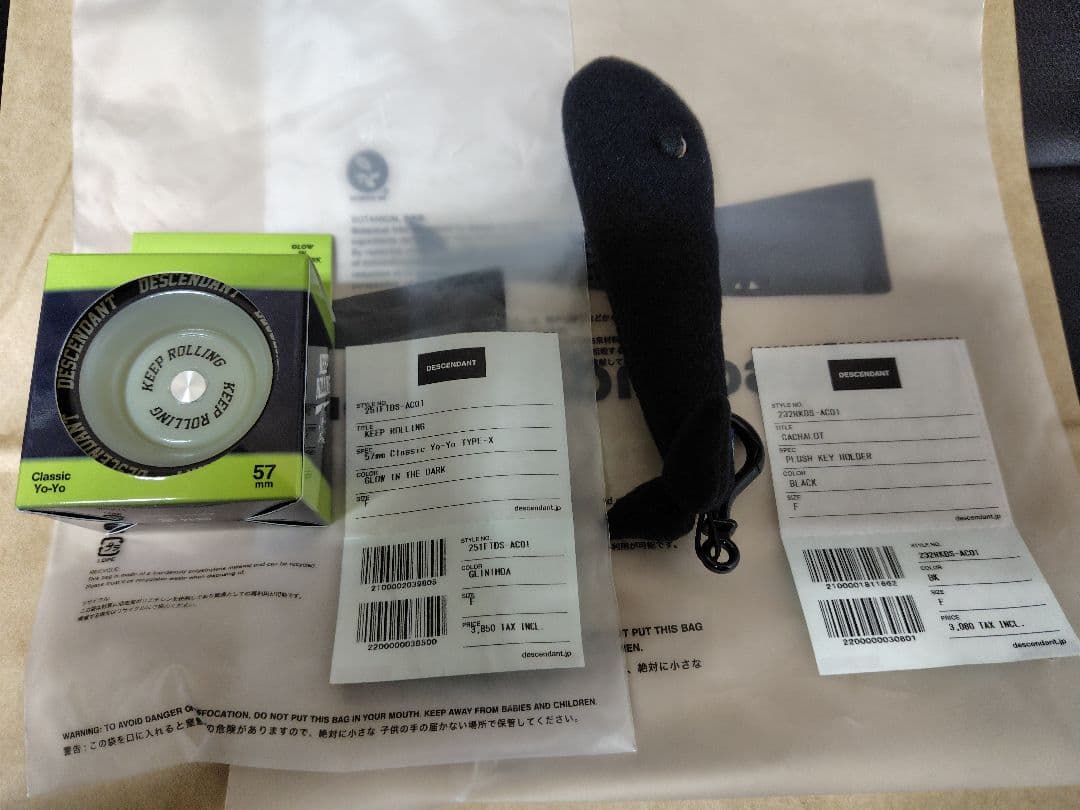 DESCENDANT Classic Yo-Yo、KEY HOLDER2点セット