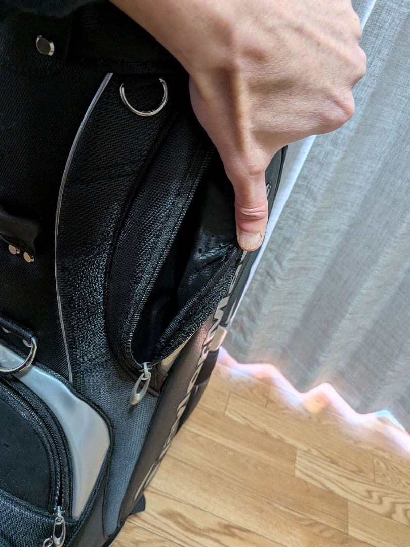 TaylorMade キャディバッグ 黒/シルバー