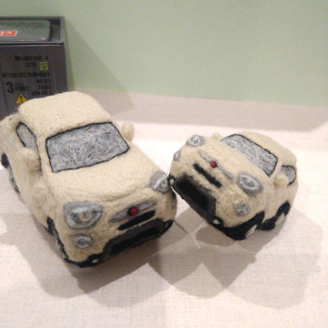 ※レインページ※羊毛フェルトで作る車※