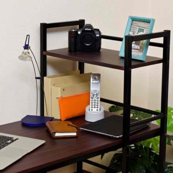 ラック付きデスク　90　NA/WAL 定価25000円