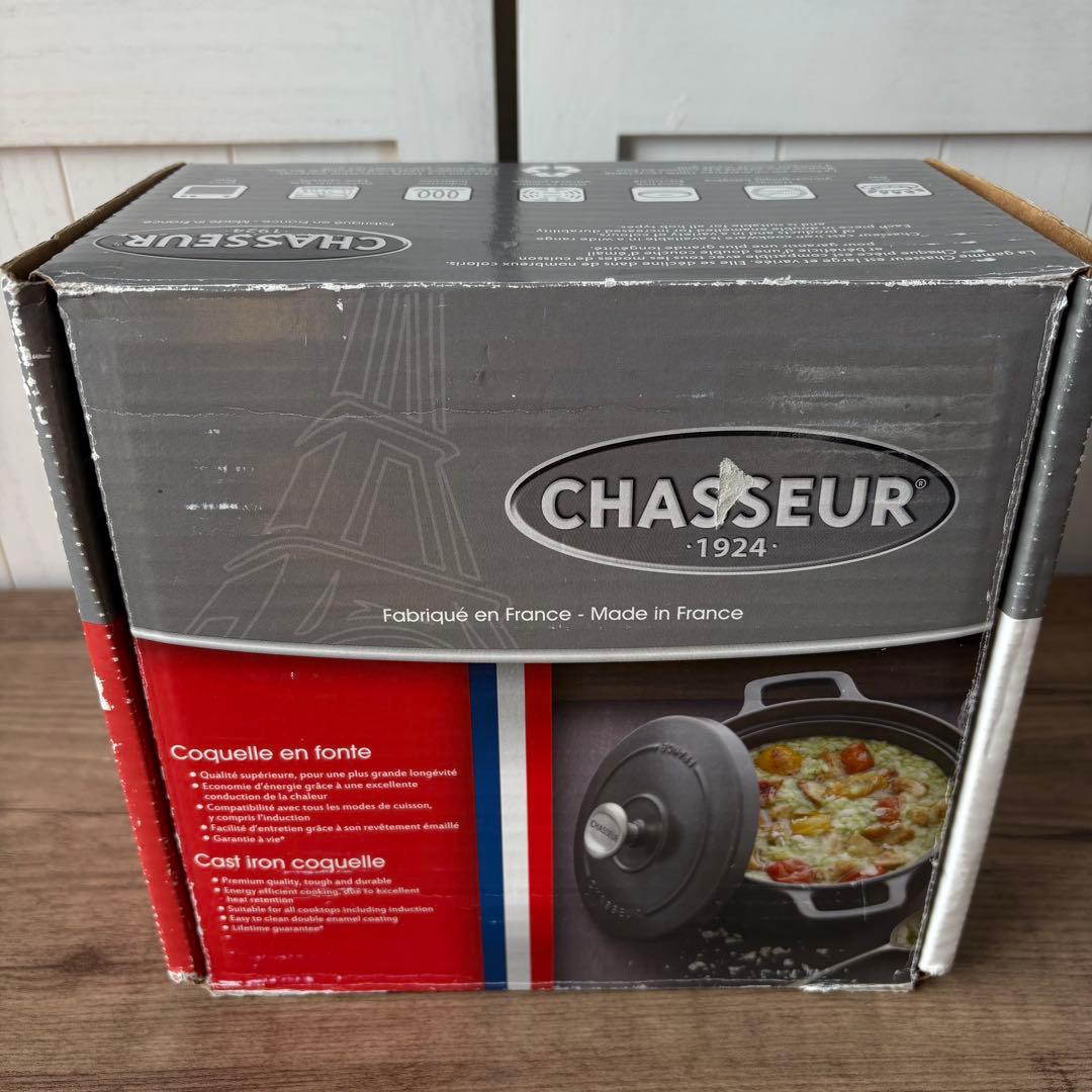 【未使用　少々難あり】シャスール　ホーロー鍋 鋳鉄鍋　コクエル16㎝　1.7L