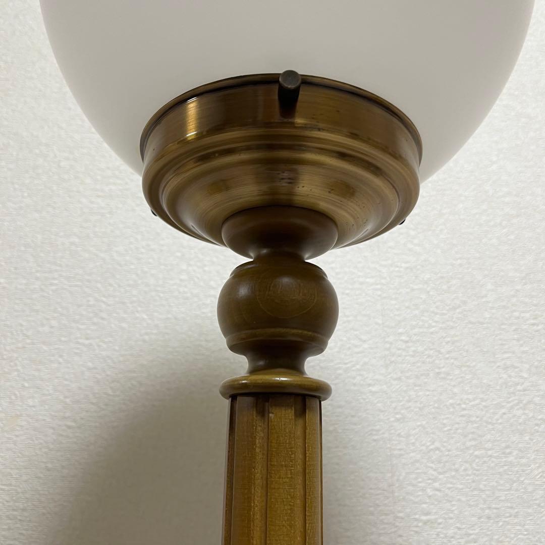 ヴィンテージ 照明 フロアスタンド 日本製 スタンドライト ガラス 木製