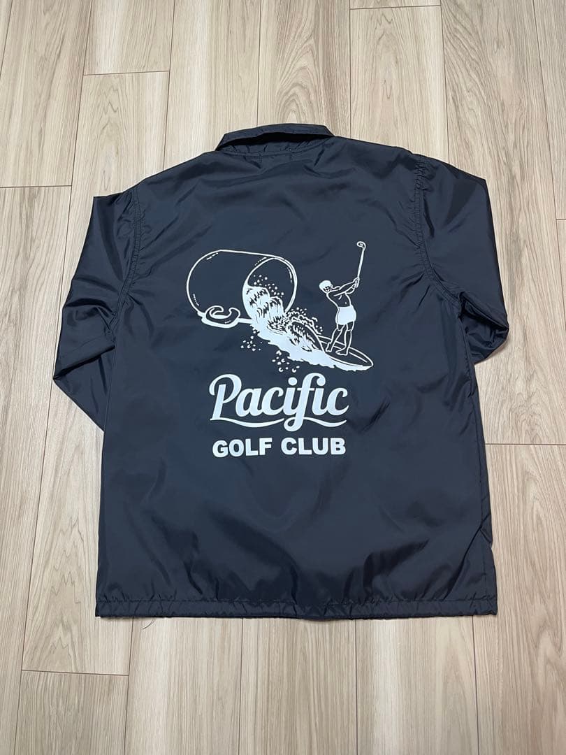 パシフィックゴルフクラブ　コーチジャケット　黒　サイズS