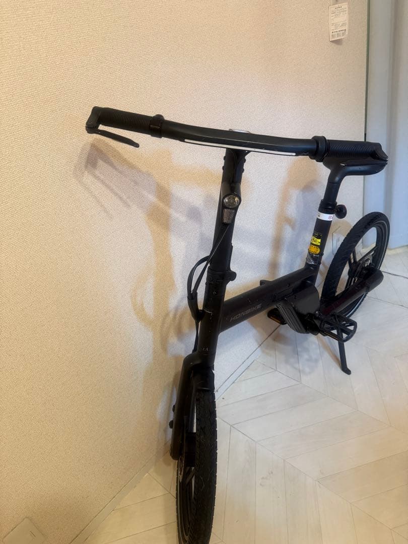 折りたたみ電動アシスト自転車HONBIKE 黒