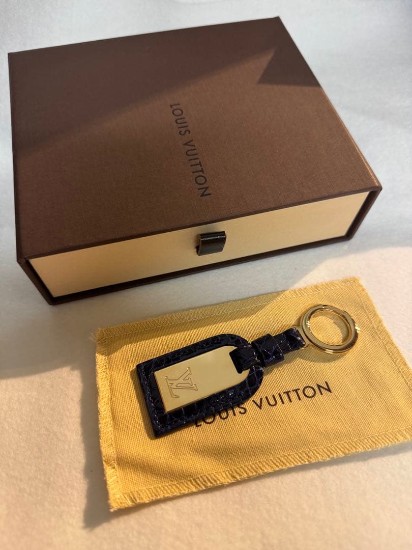 LOUIS VUITTON キーホルダー リザード キーリング エキゾチック