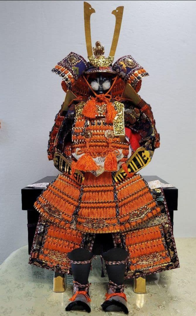 五月人形　鎧兜　時代物　端午の節句　五月節句　子どもの日　節句飾り 武将