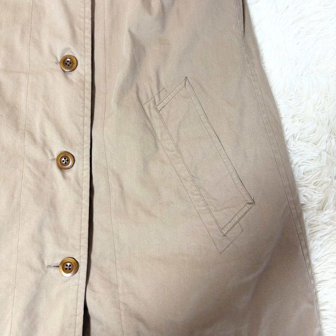 MHL. マーガレットハウエル ステンカラーコート ダウンライナー付 ブラウン