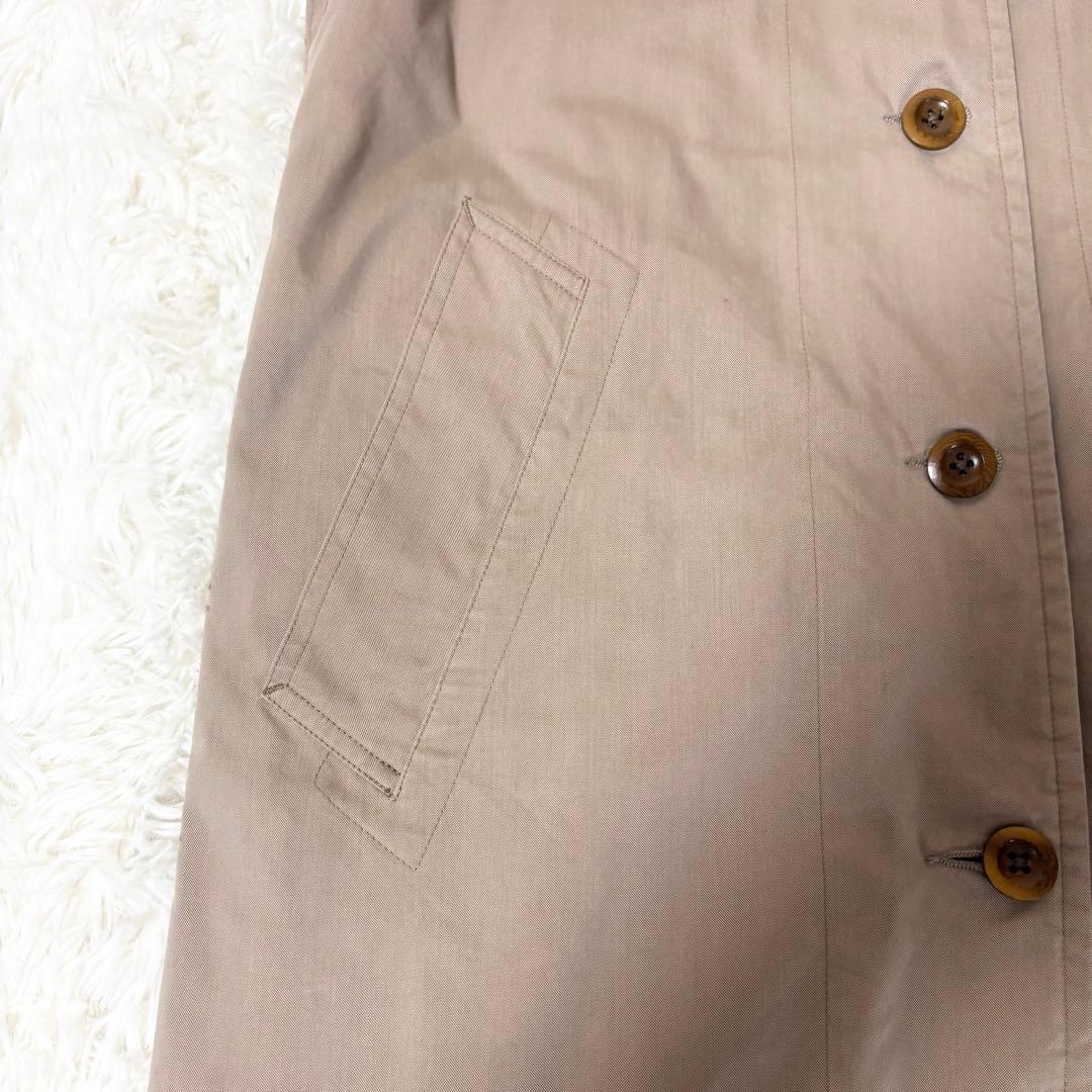 MHL. マーガレットハウエル ステンカラーコート ダウンライナー付 ブラウン