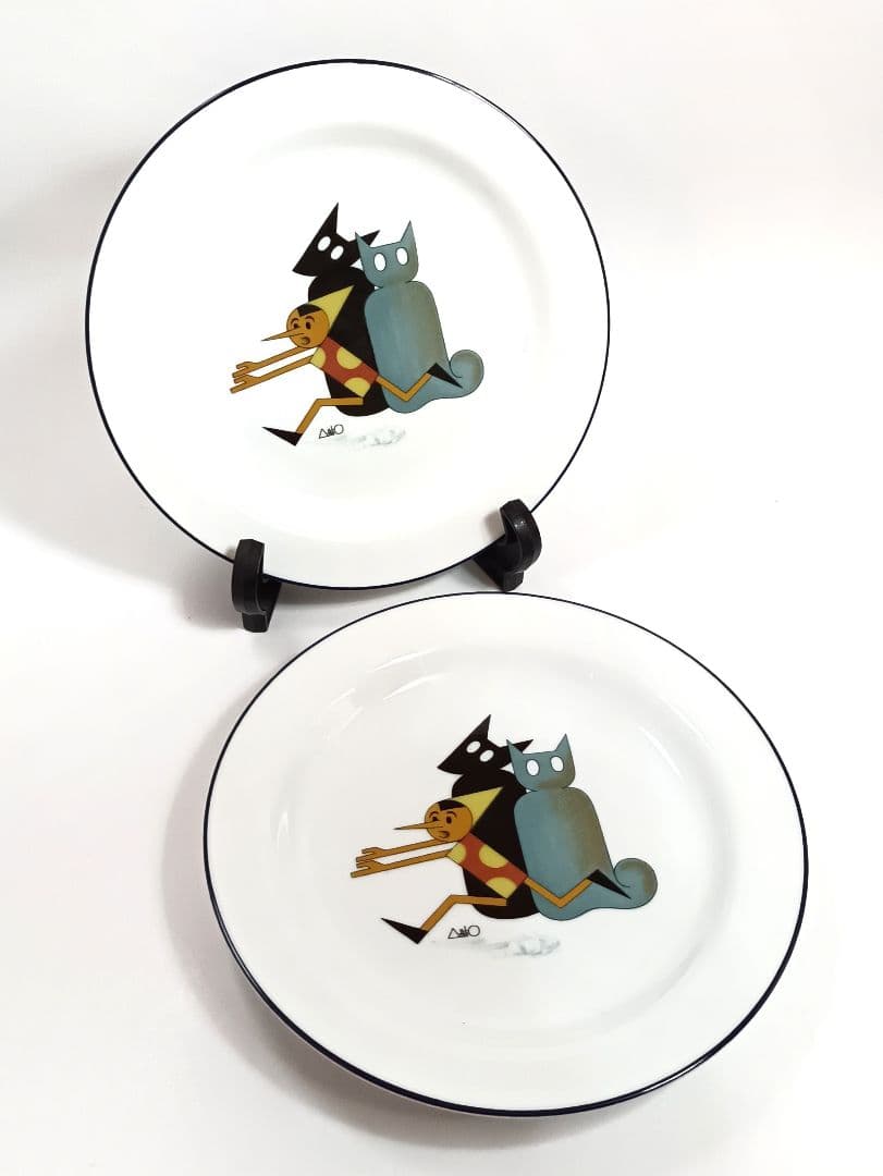 【希少】リチャードジノリ 100周年記念プレート 20.5cm ピノキオ