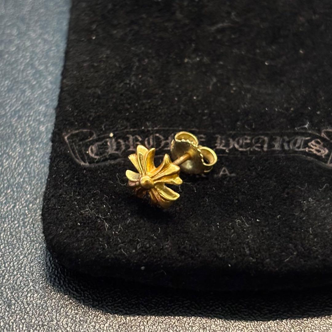 クロムハーツ CHプラススタッドピアス 22K