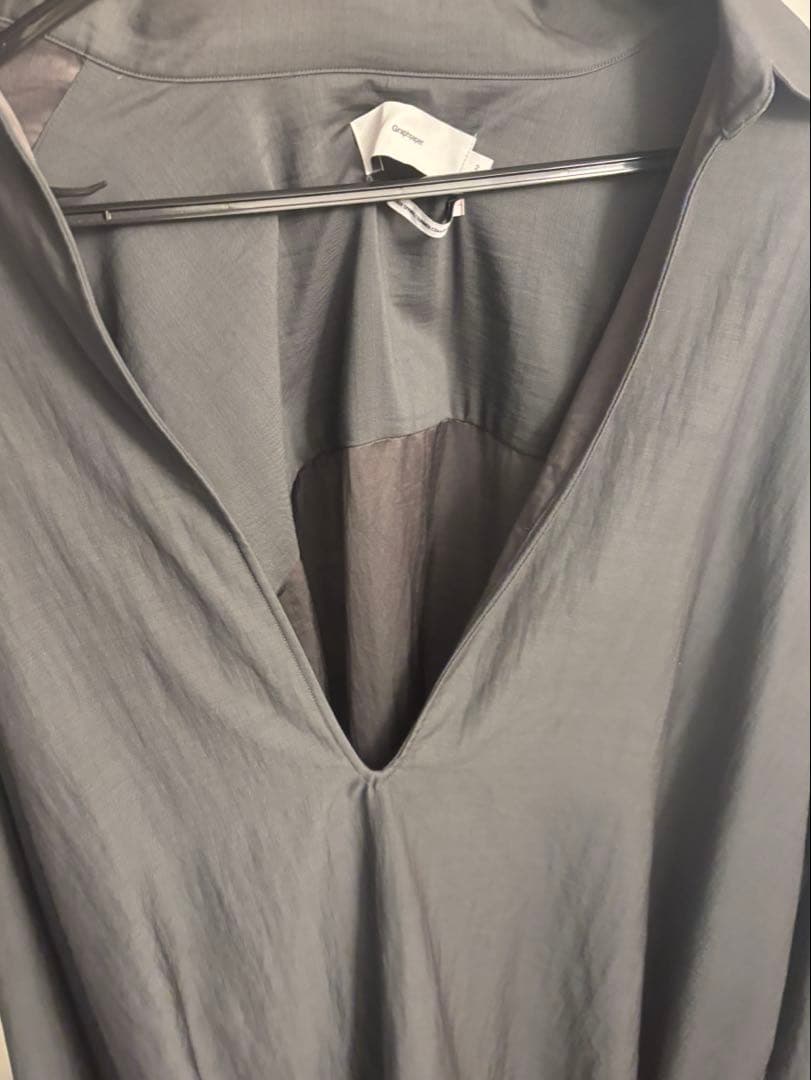 トップス graphpaper 24SS Wool Cupro Skipper Shirt