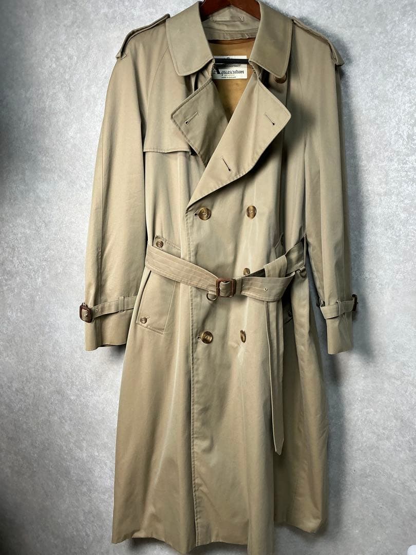 美品✨アクアスキュータム 大きいサイズ トレンチコート ライナー　　チェック