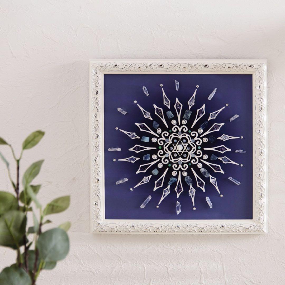 『新月満月の陰陽クリスタルアート』 新月アート＆満月アート 1セット