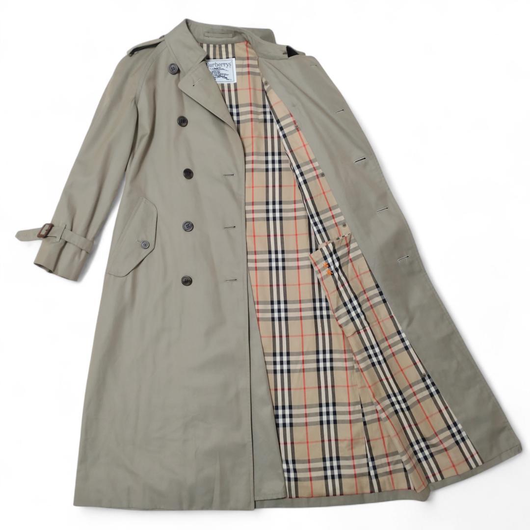 極美品✨BURBERRYS バーバリー ロングトレンチコート ノバチェック