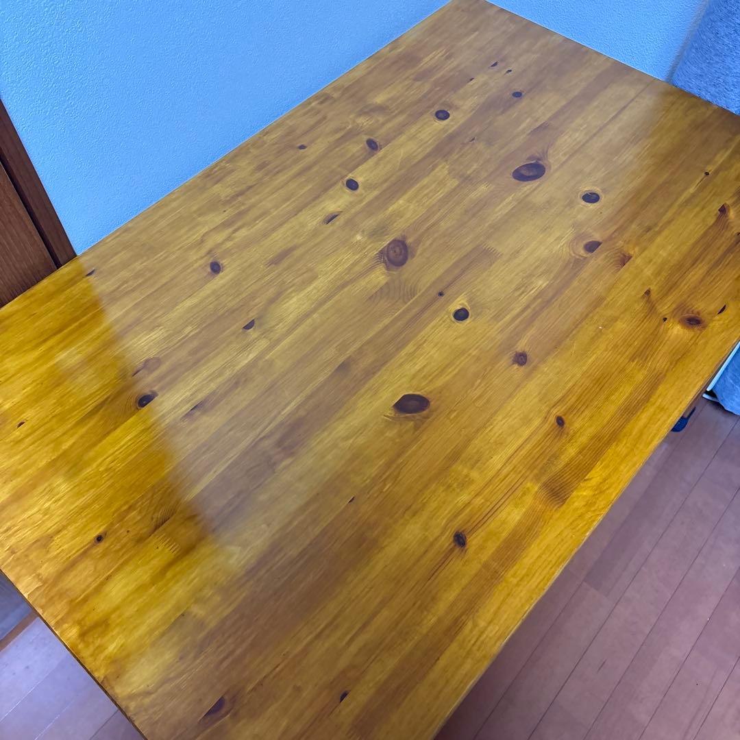 (山形市引取可)IKEA INGO インゴー　ダイニングテーブル　パイン材