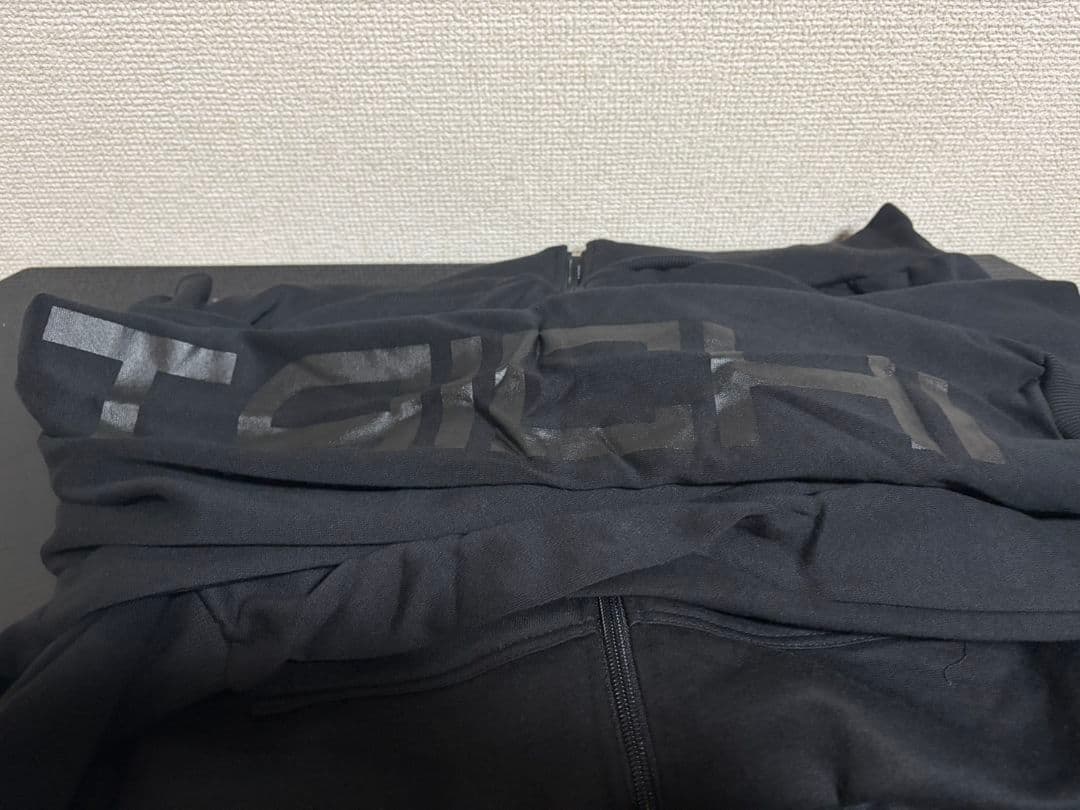 ASRock XL ブラック ジップアップパーカー