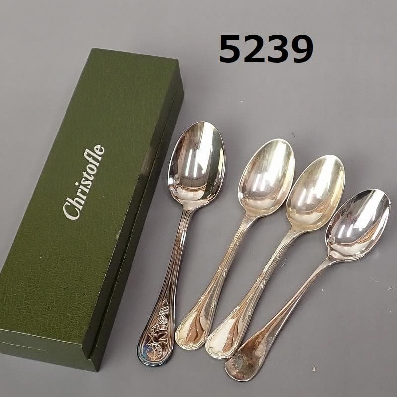 RU-5239　クリストフル　Christofle　シルバースプーン　4点