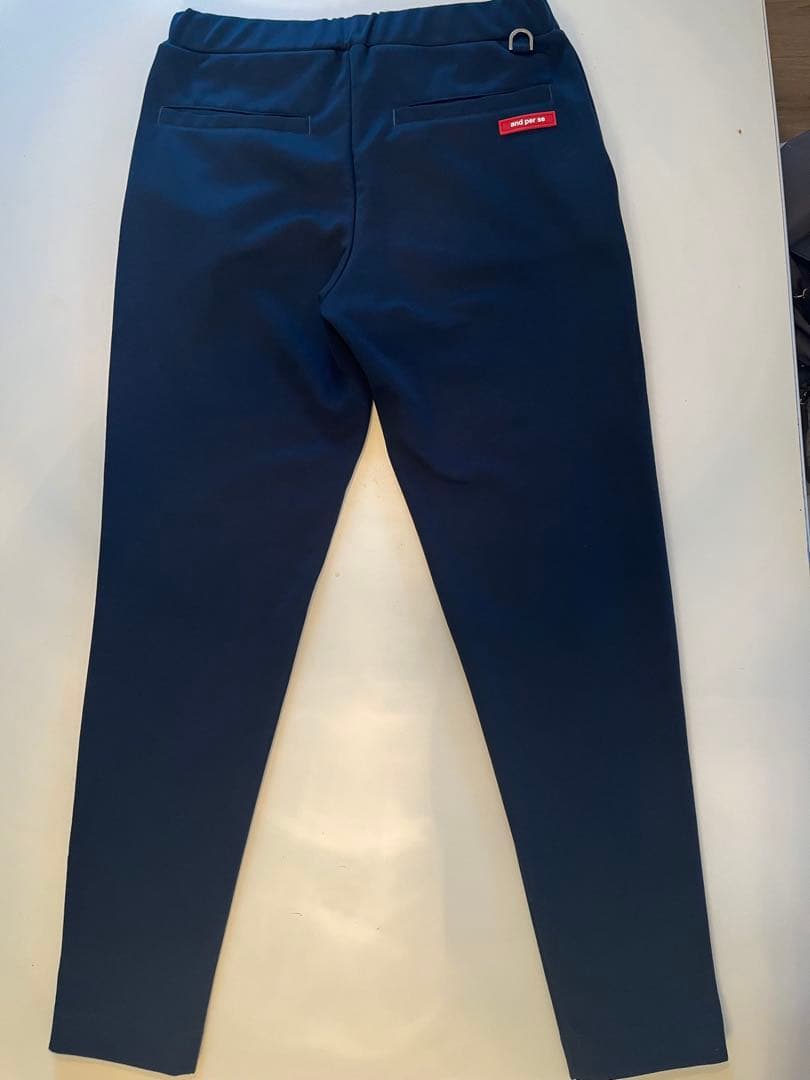 アンパスィ　and per se パンツ ネイビー