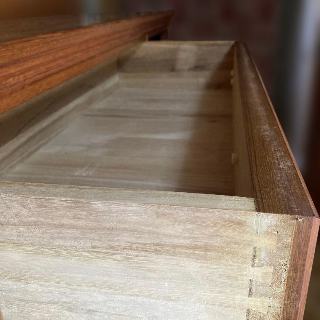 高級婚礼家具 木目調タンス 引き出し付き　　 婚礼家具の中の和ダンス