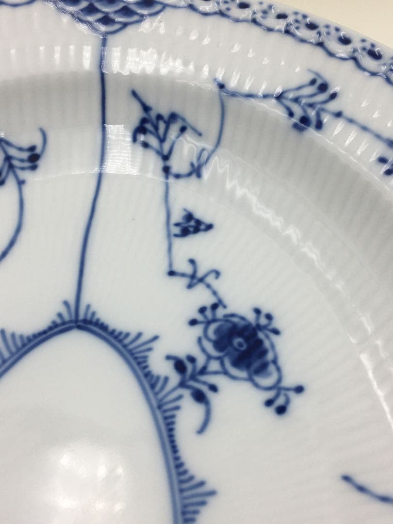 ロイヤルコペンハーゲン ブルーフル―テッド プレイン オーバルディッシュ36cm