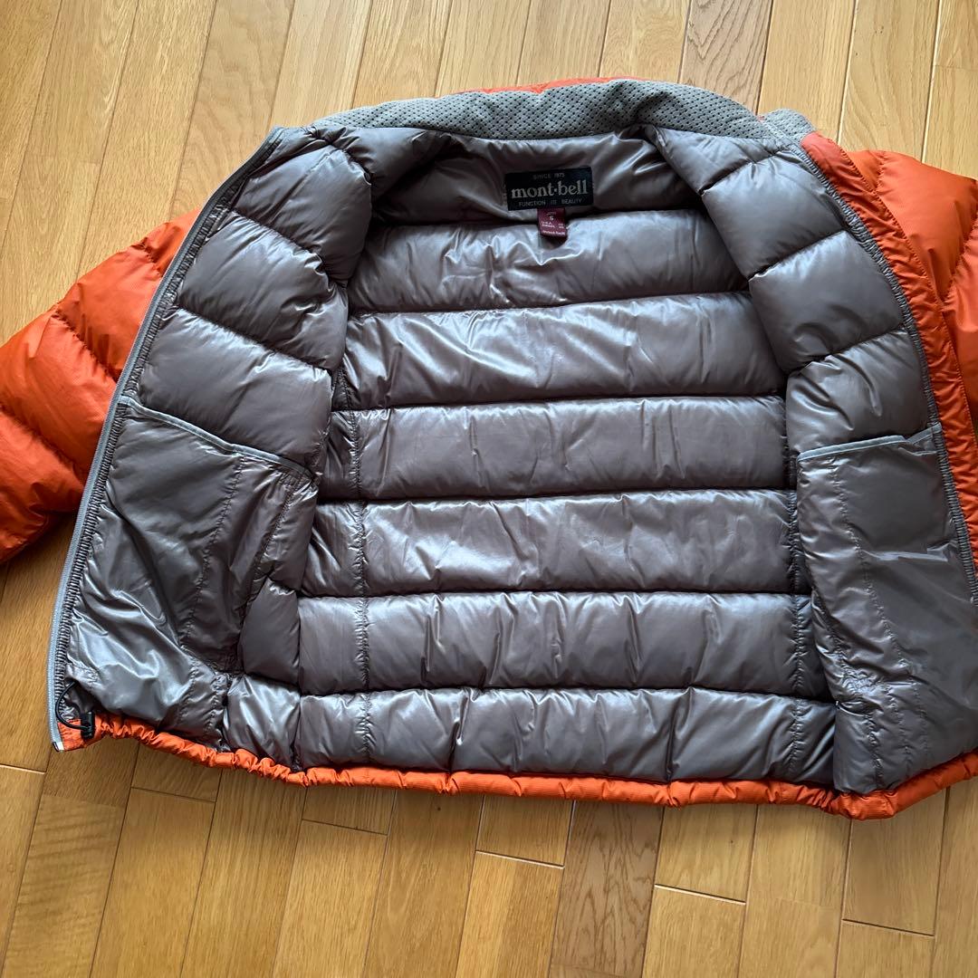 mont-bell オレンジ ダウンジャケット S