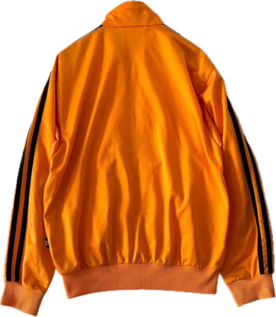 80’s adidas firebird トラックジャケット オレンジ 黒