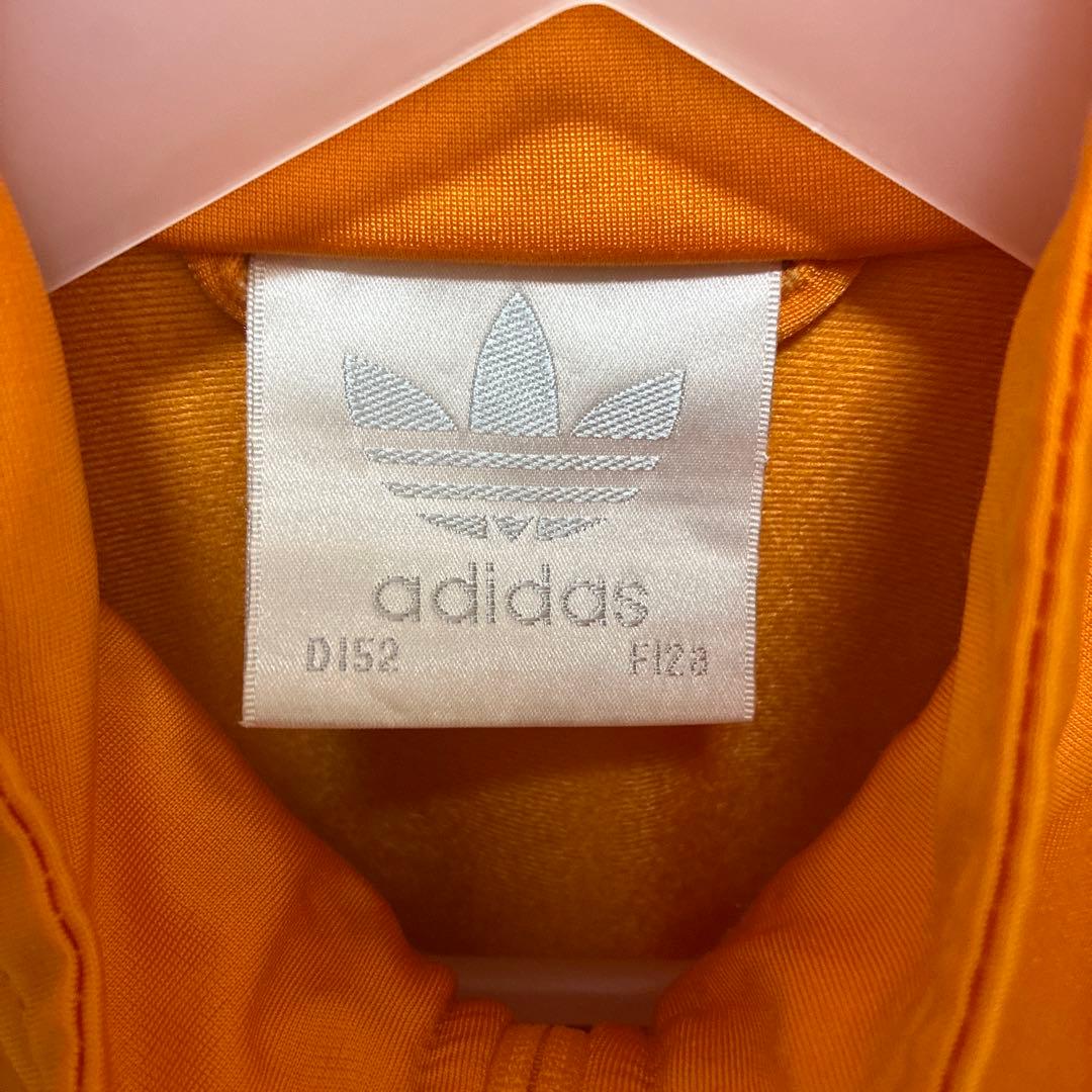 80’s adidas firebird トラックジャケット オレンジ 黒